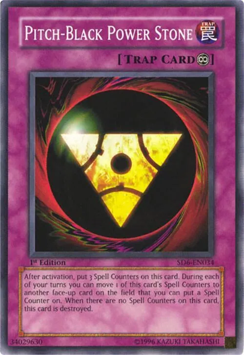 Pitch-Black Power Stone - 1st Edition