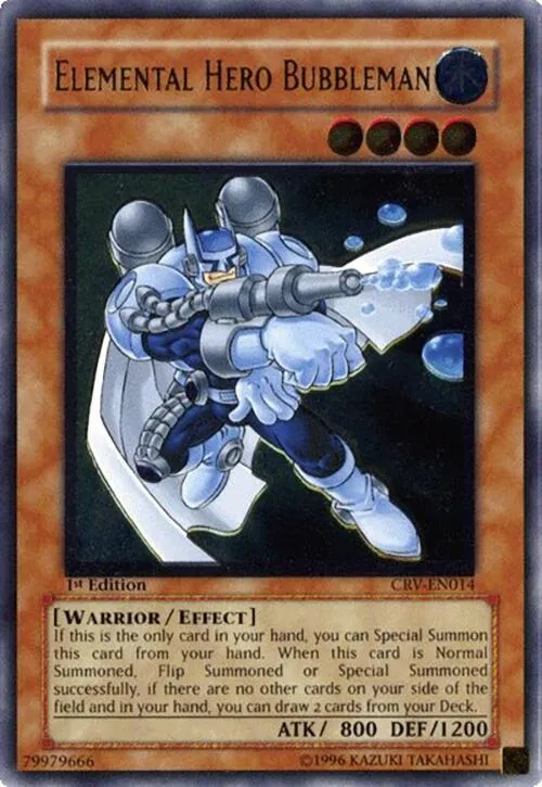 Elemental Hero Bubbleman - Utr First Edition