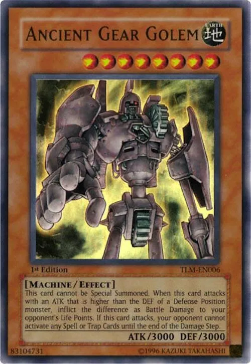 Ancient Gear Golem - 1st Edition