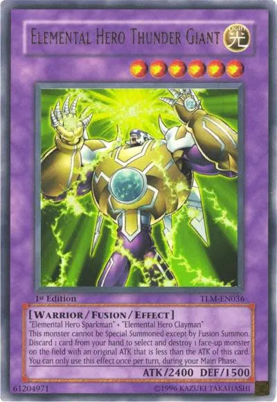 Elemental HERO Thunder Giant - 1st Edition