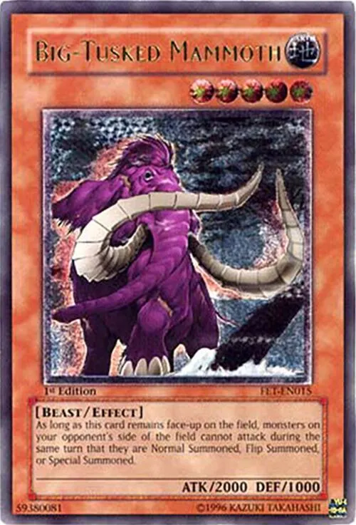 Big-Tusked Mammoth - Utr First Edition