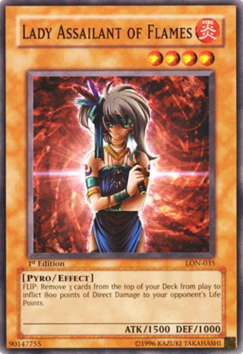 Lady Assailant of Flames - 1st Edition