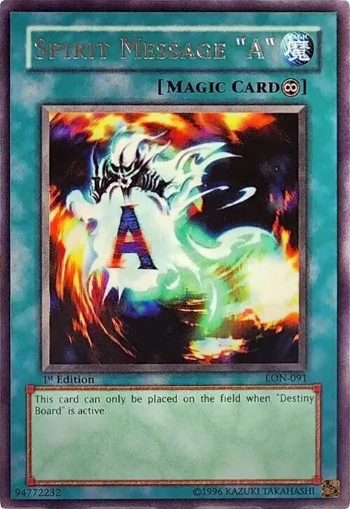 Spirit Message "A" - 1st Edition