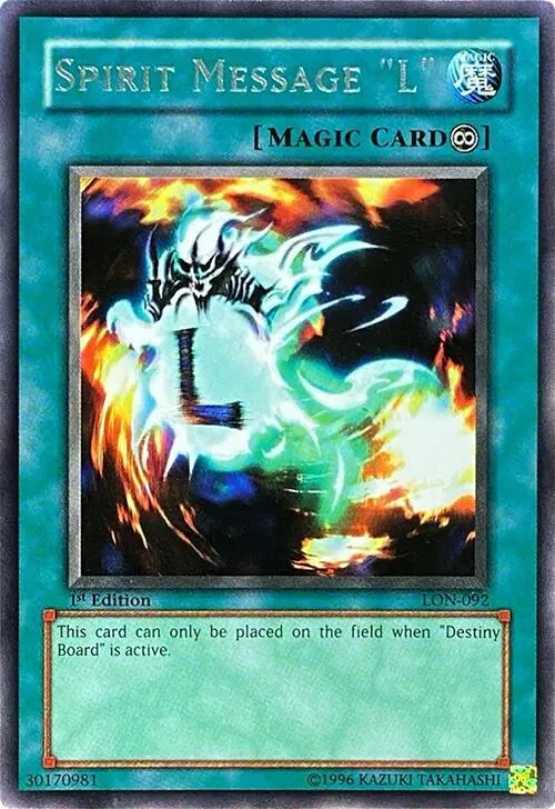 Spirit Message "L" - 1st Edition