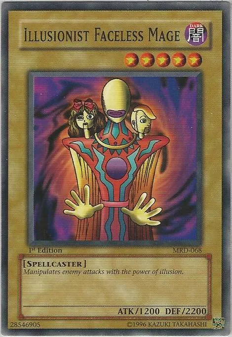 Illusionist Faceless Mage - 1st Edition