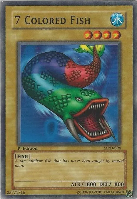 7 Colored Fish - 1st Edition