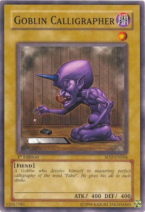 Goblin Calligrapher - 1st Edition