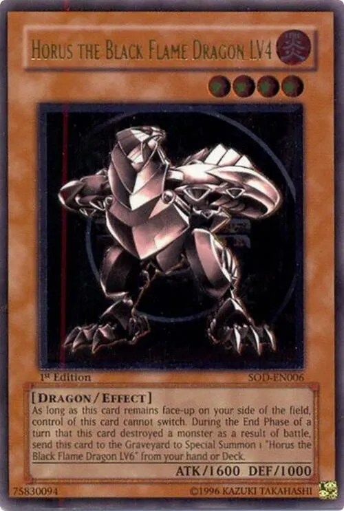 Horus The Black Flame Dragon LV4 - Utr Unlimited