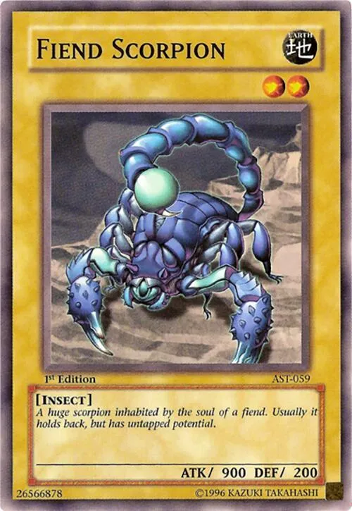 Fiend Scorpion - 1st Edition