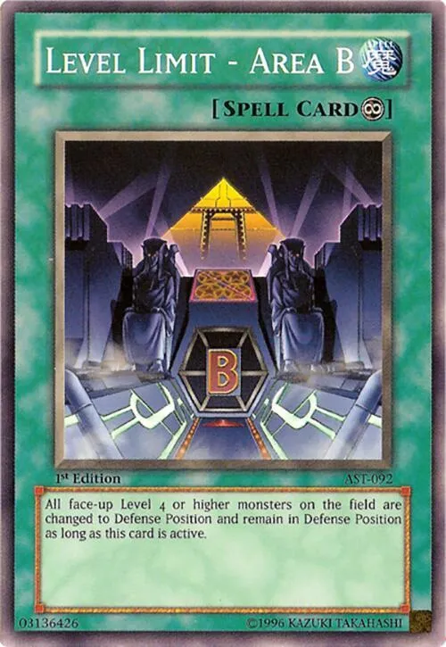 Level Limit - Area B - 1st Edition