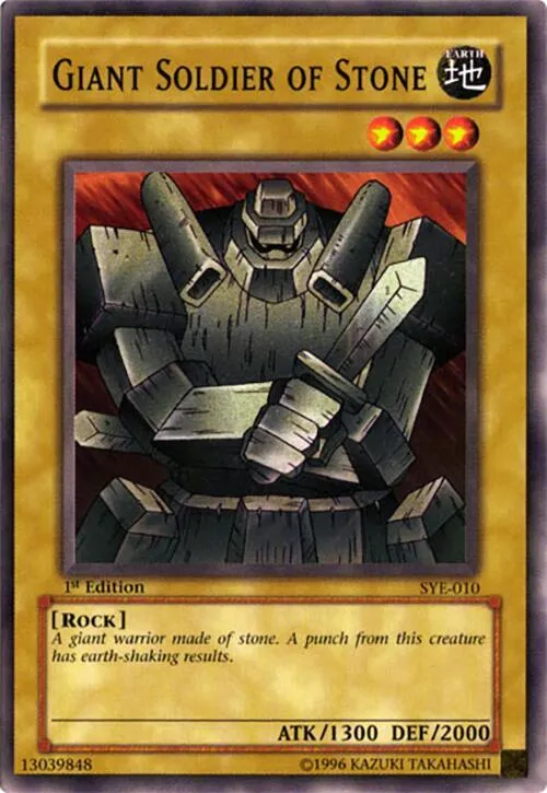 Giant Soldier of Stone - 1st Edition