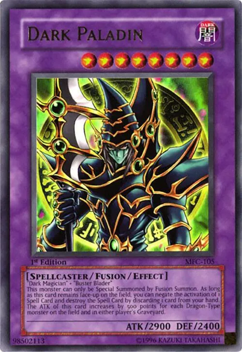 Dark Paladin - 1st Edition Artwork