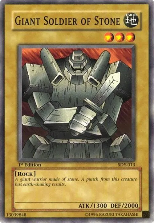 Giant Soldier of Stone - 1st Edition